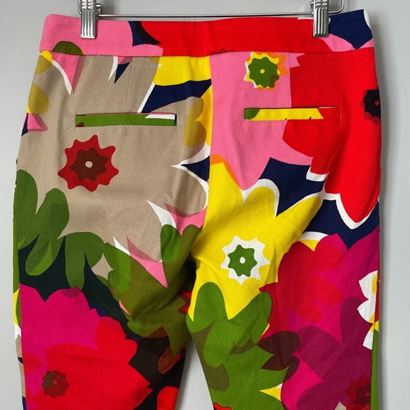 Trina Turk Moss 2 Pant In Nocolor Cropped Dress Pant Colorful Women's Size 4 - Picture 7 of 10